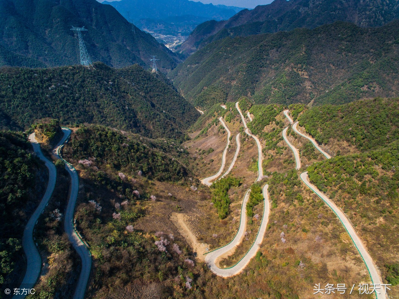 航拍国内盘山公路奇观弯弯紧连层层迭起那一条线路值得去挑战