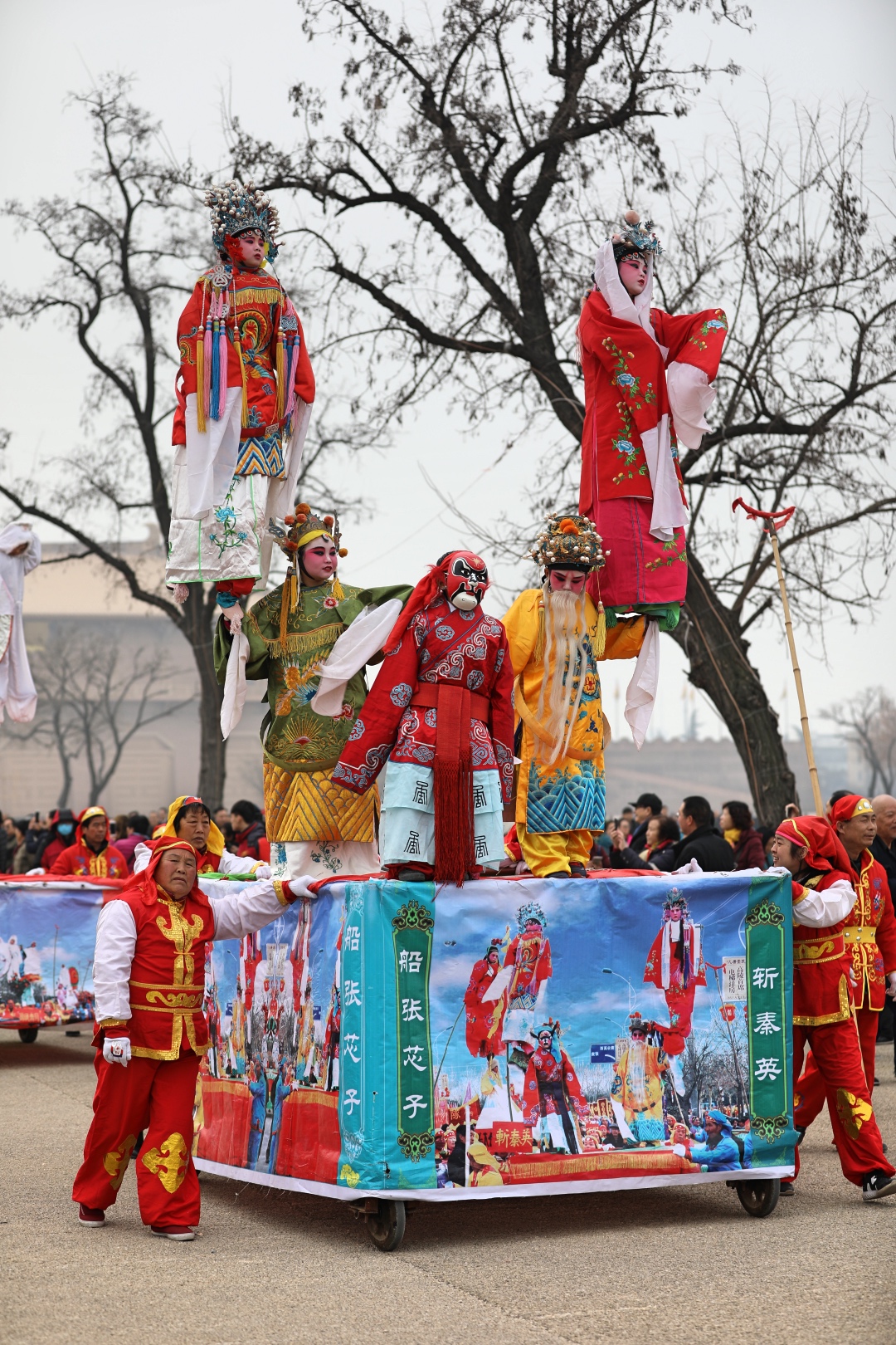 西安2022春节社火图片