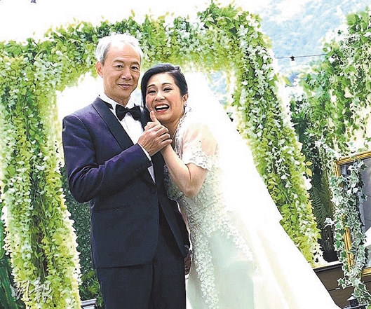 台湾艺人绿茶结婚图片