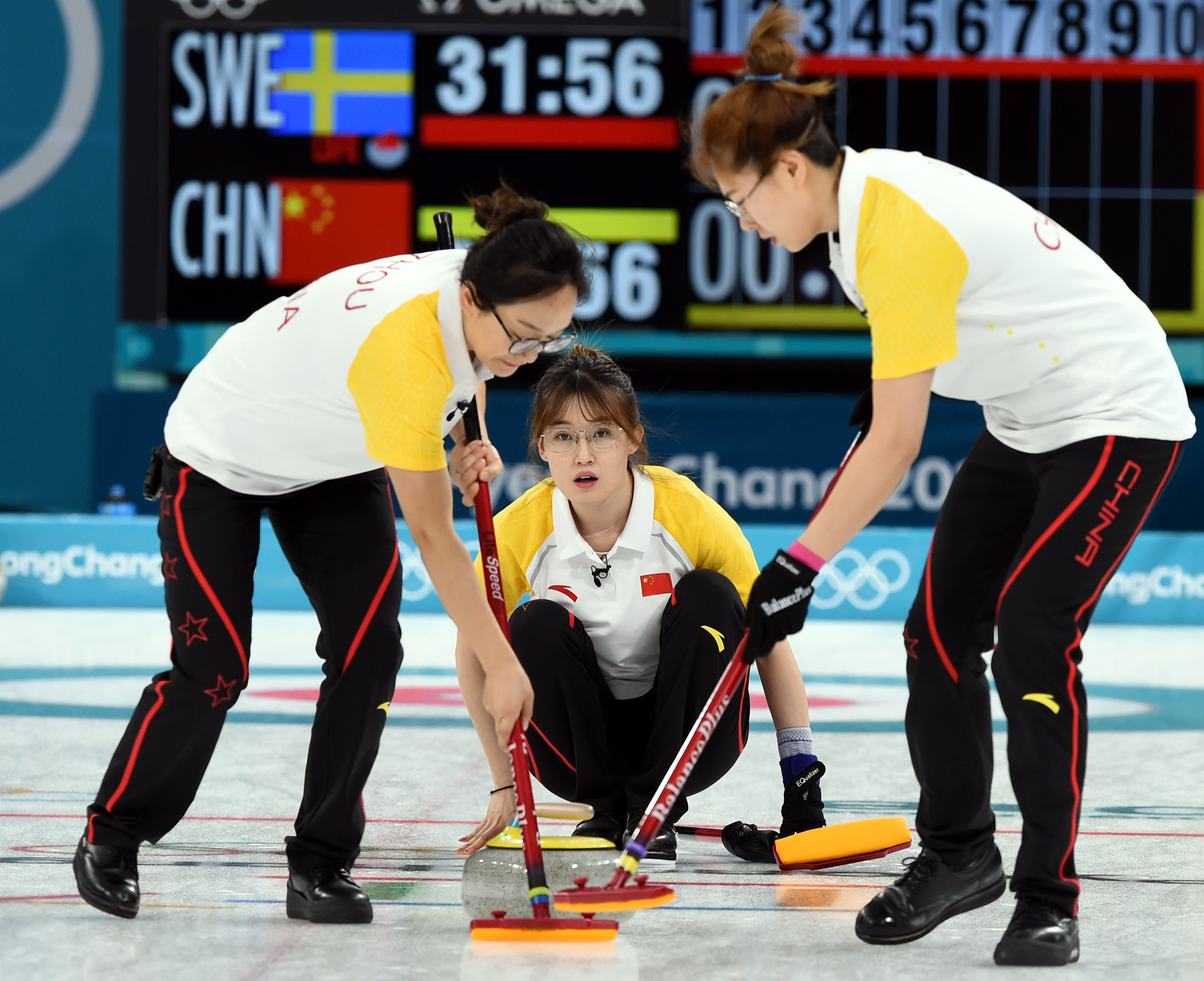 北京時間2月21日,2018年平昌冬奧會女子冰壺循環賽結束第11輪較量