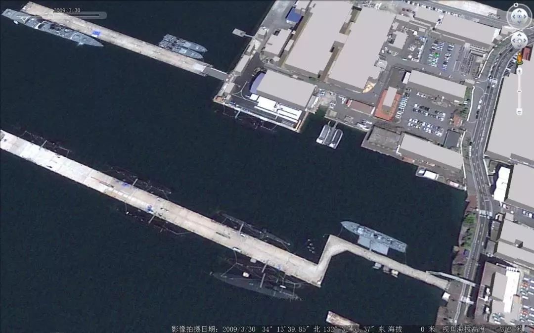 从遥感影像看日本潜艇部署及训练情况