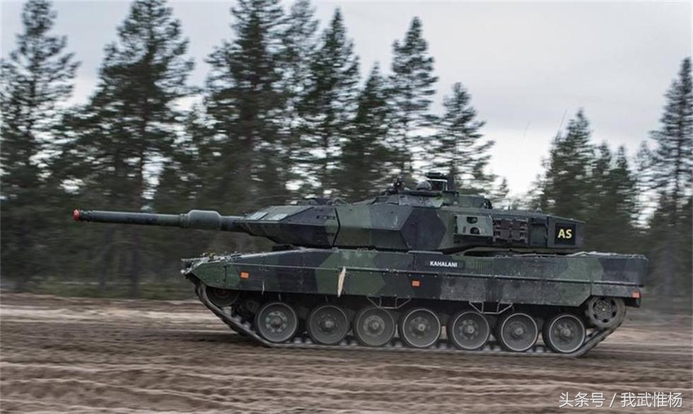 瑞典陆军坦克团豹2坦克战术演练