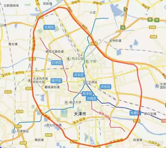 三河限行区域图图片