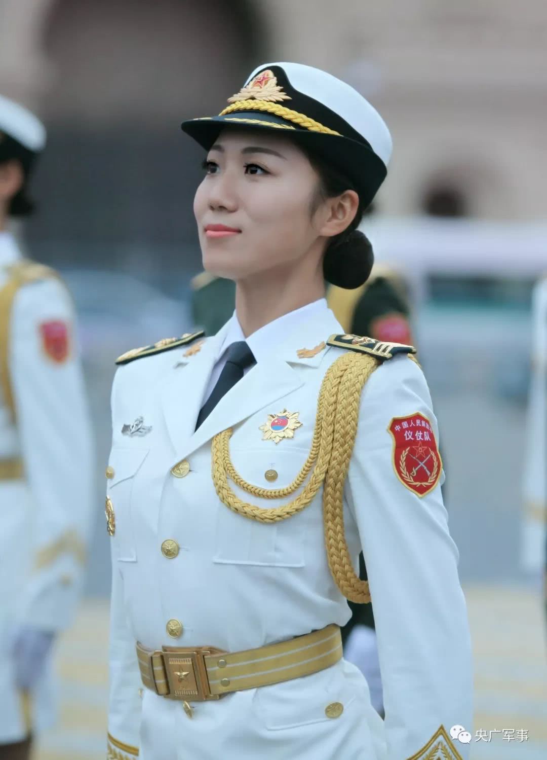 中国仪仗队女兵刘心竹图片