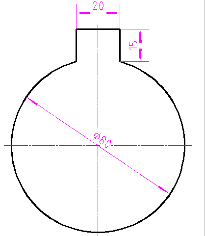 cad简单图纸初学图片