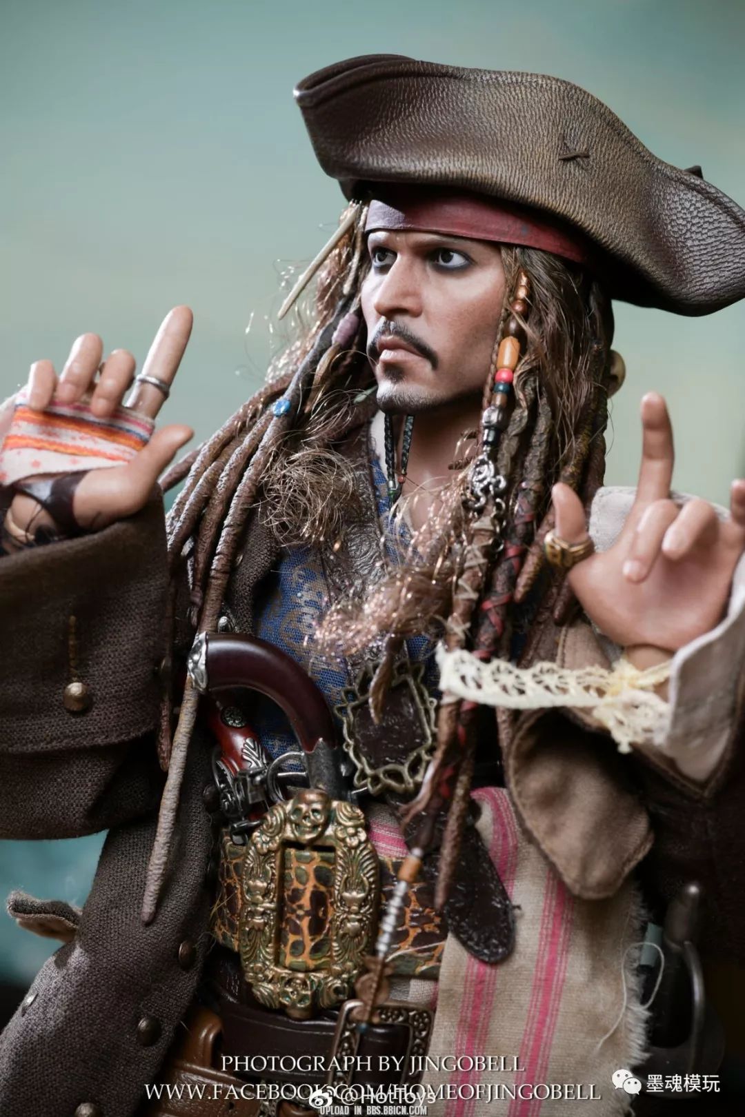 hottoys 1/6 dx15《加勒比海盜5:死無對證》 - 傑克船長 jack sparrow