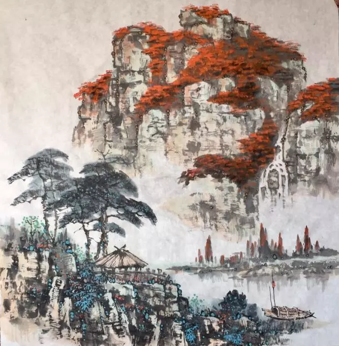 艺展中国2018春节贺岁于德成国画作品展