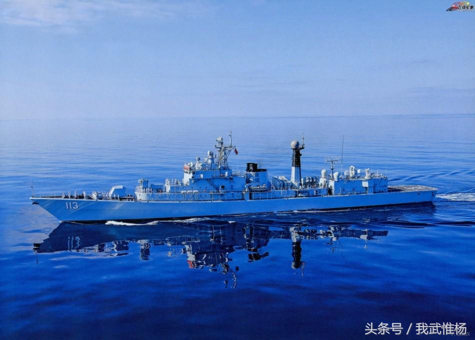 中國海軍113青島號導彈驅逐艦