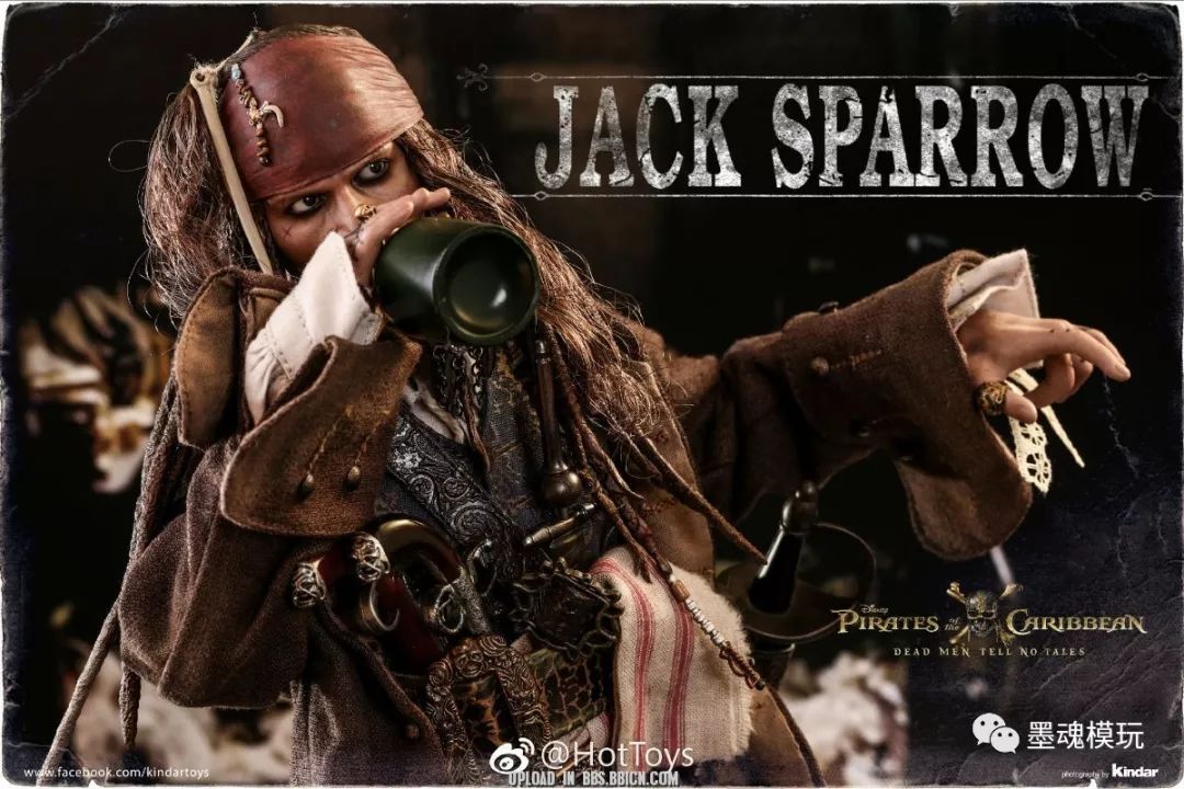 hottoys 1/6 dx15《加勒比海盜5:死無對證》 - 傑克船長 jack sparrow