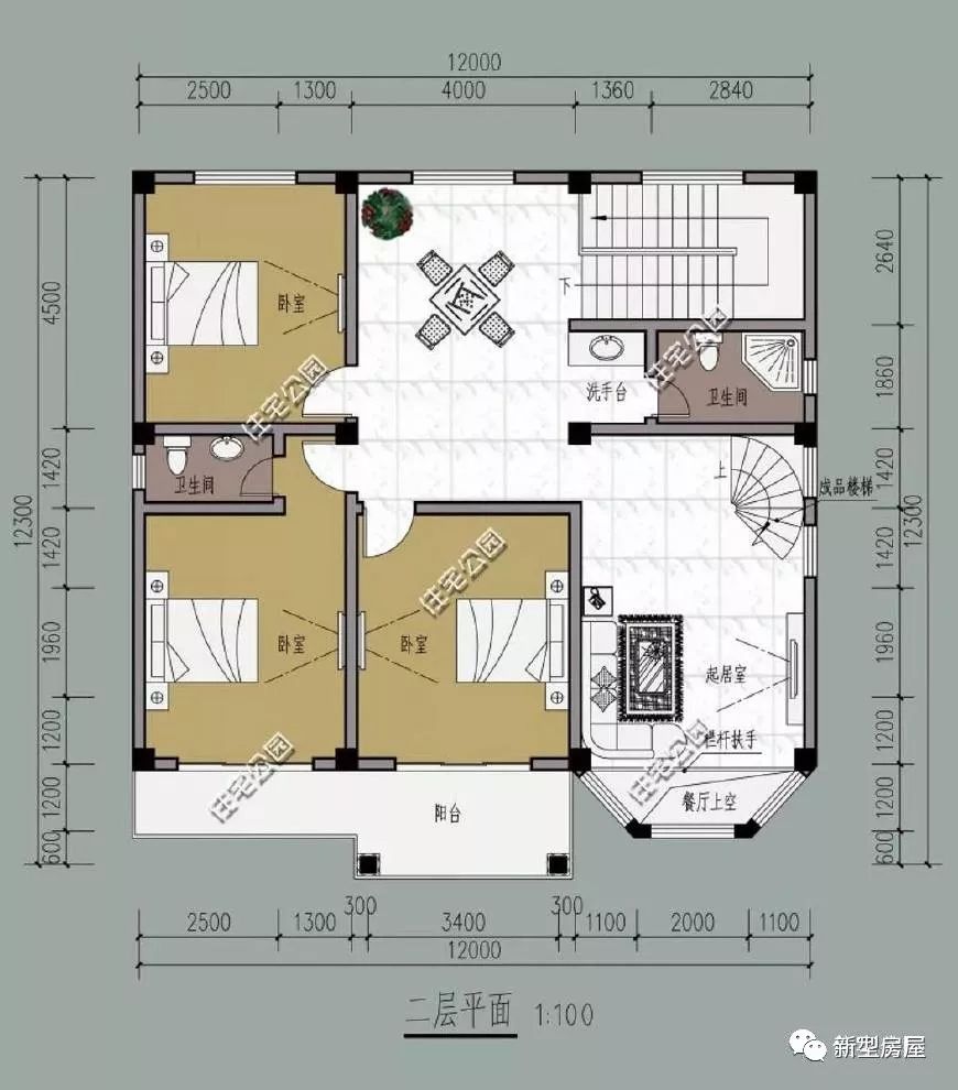 在農村建一棟這樣的3層別墅真的30萬就夠了