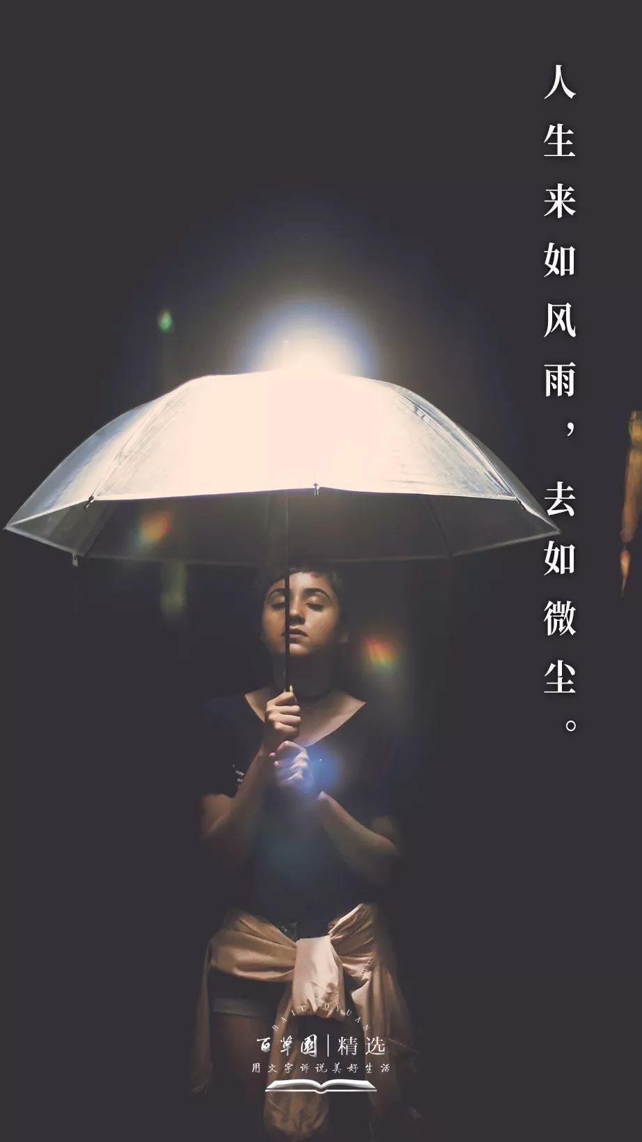 生活禅 人生来如风雨,去如微尘