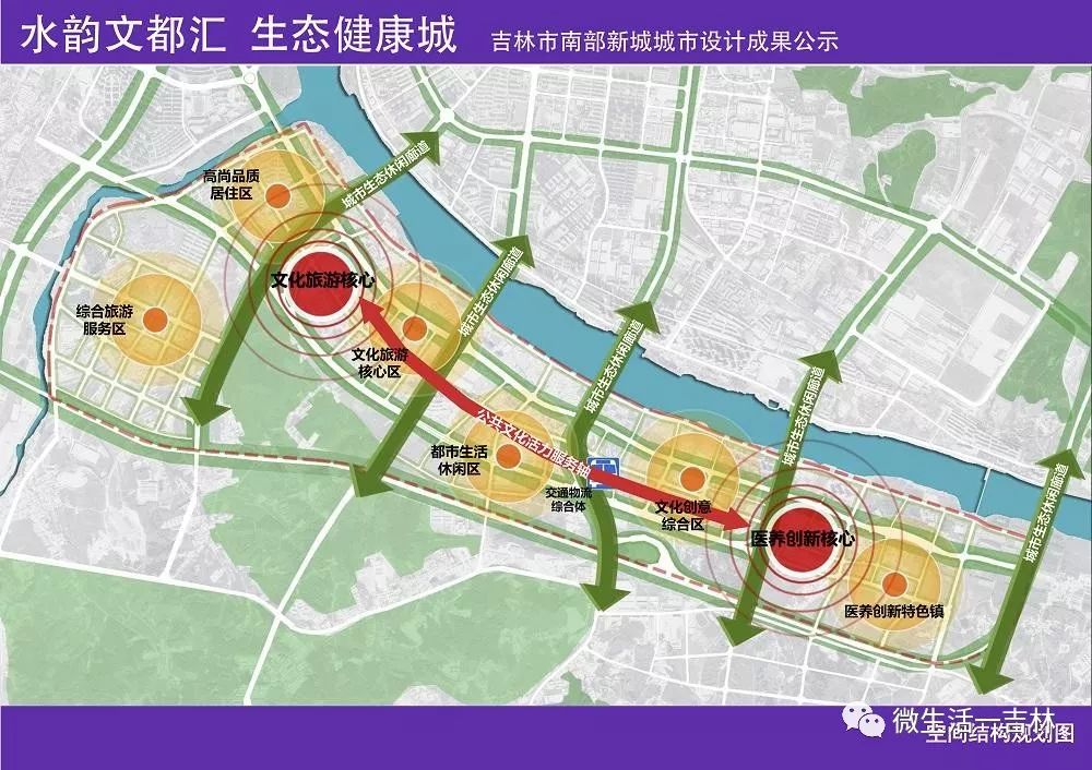 长吉一体化区域规划图图片