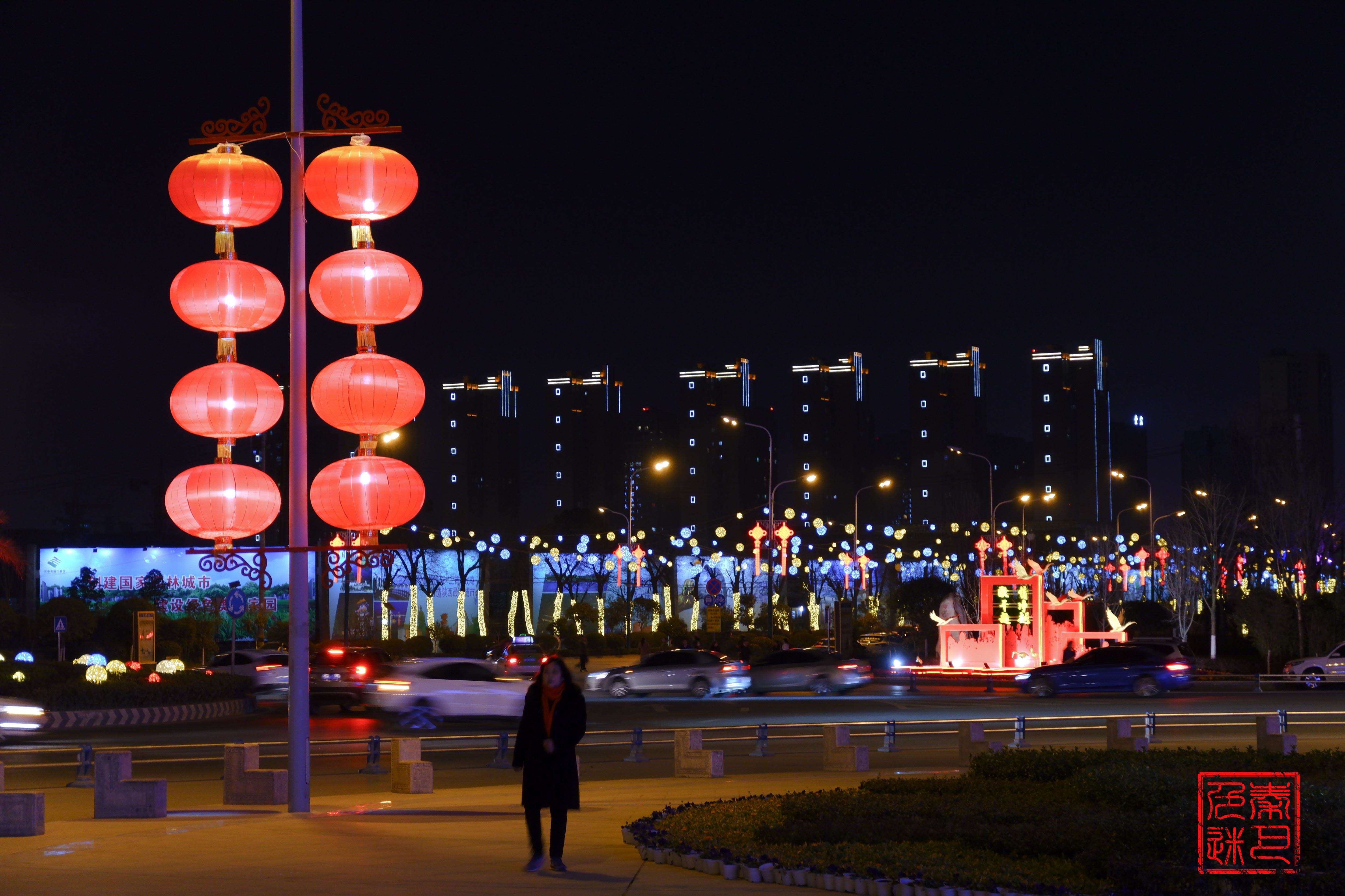 天汉长街美丽夜景