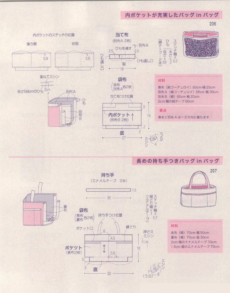 32張休閒包包的紙樣與製作款式太齊全了