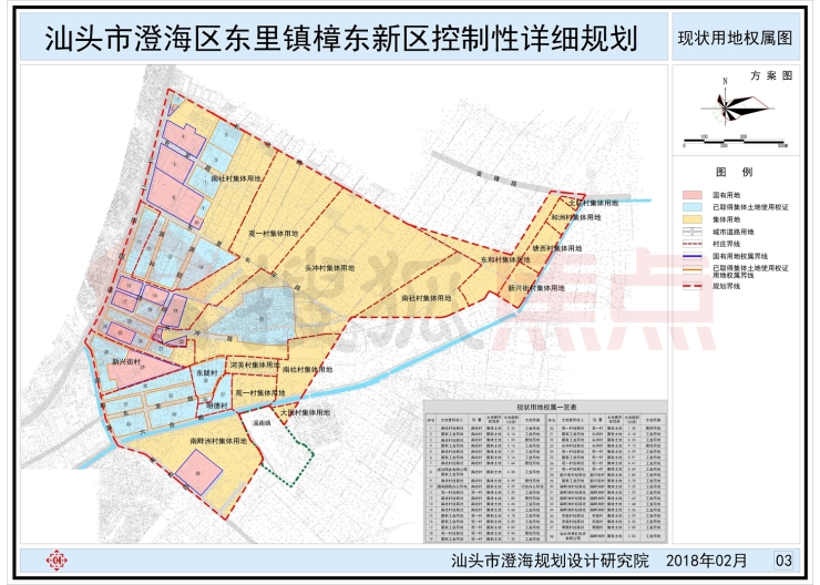 汕头市澄海区东里镇樟东新区控制性详细规划(草案)