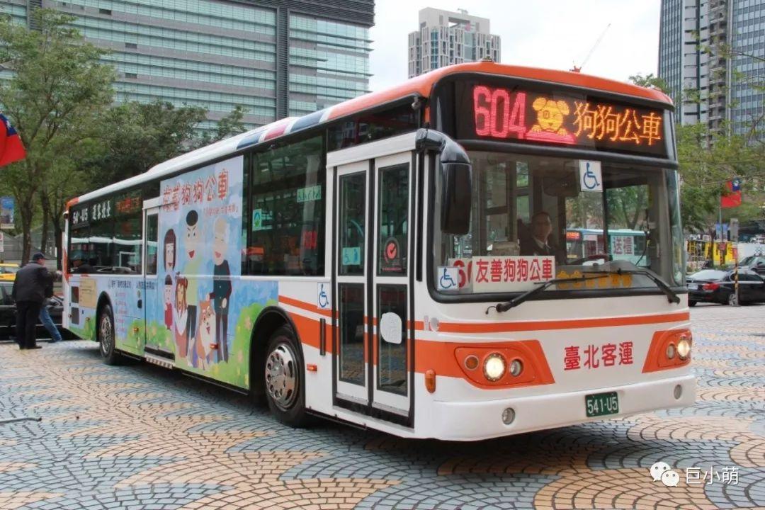 前年,台北高雄都已经开办狗狗公车,接载主人和狗狗假日到公园游玩