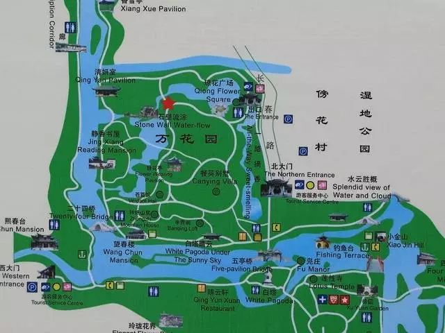 扬州瘦西湖游览图图片