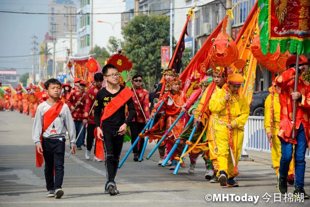 棉湖民俗 正月初十方厝寨游神活动,祈求介公爷佑民安境