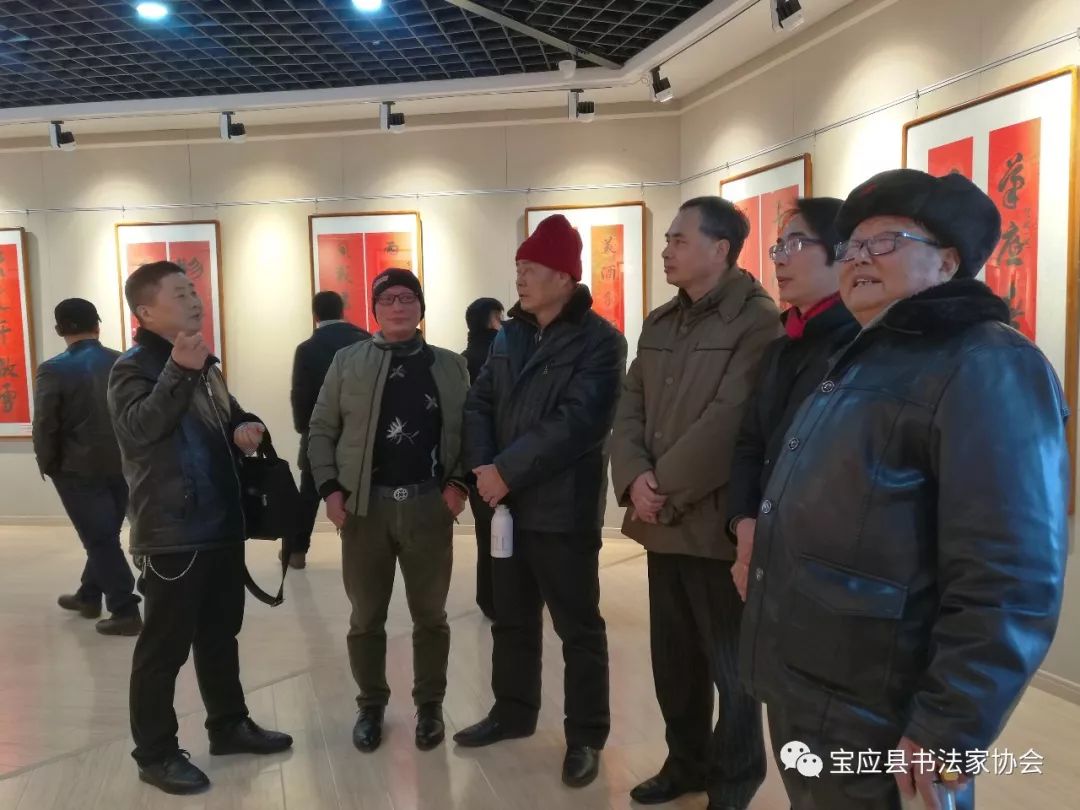 荷乡墨韵春和景明宝应县第二届迎新春楹联书法作品