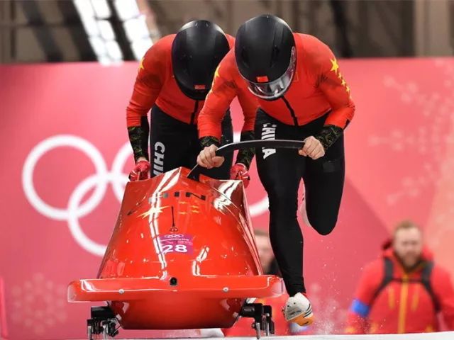 2018平昌冬奧會,中國隊首次在男子雙人雪車,男子四人雪車和男子鋼架雪