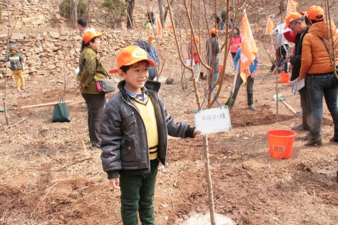 植树节红叶谷景区首次发起树木认养活动