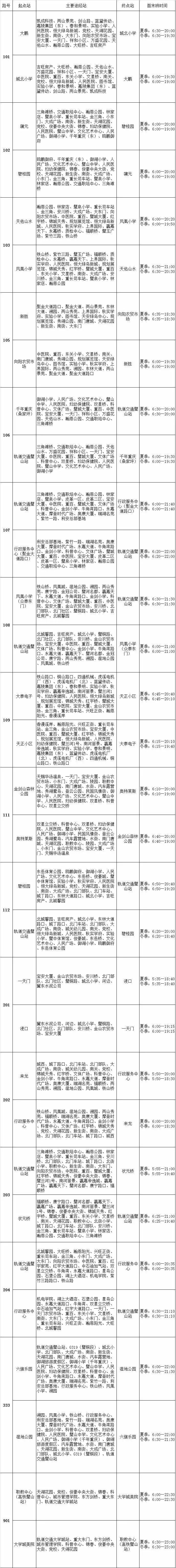 璧山公交车路线图图片