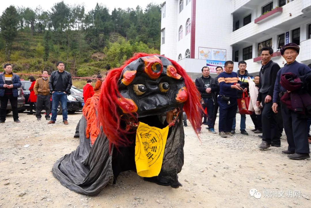 据了解,德化的舞狮活动在明,清已很盛行,当时有龟洋,雷峰,铭爱,永嘉