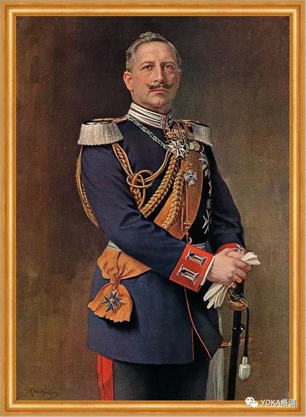 暴躁的德皇威廉二世(图片来源于pinterest)