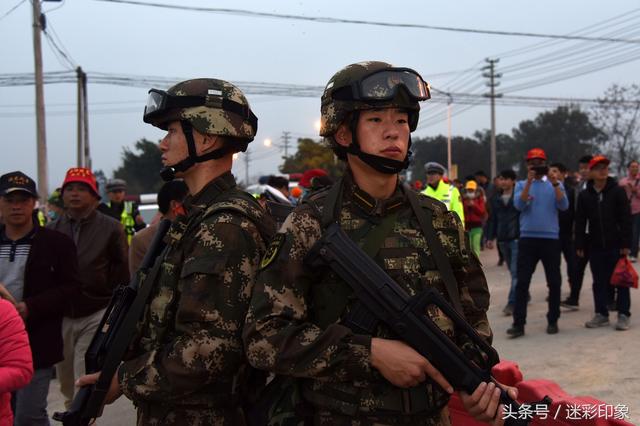 廣西南寧:武警官兵全力護航