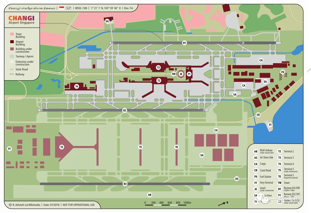樟宜机场平面图新加坡丹那美拉地铁站(高架,双岛三线)丹佛机场距离
