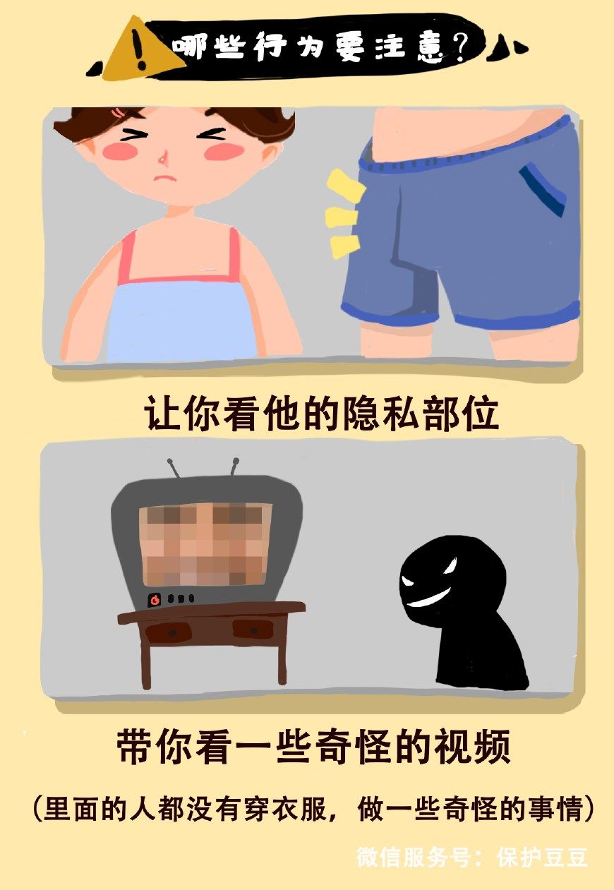 所以,家长需要告诉孩子"如果别人摸了你的隐私部位,不要害怕,这绝对