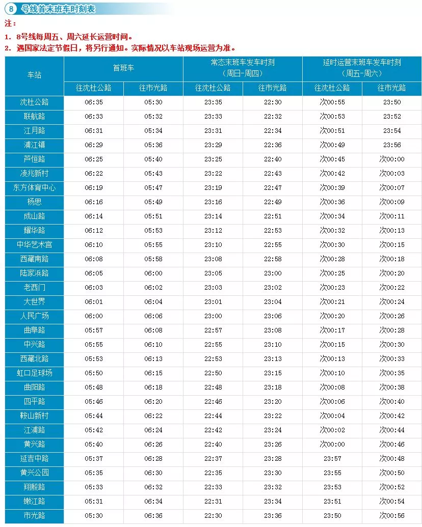 上海15号线地铁时刻表图片