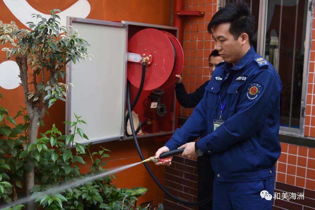 海洲紅廟幼兒園消防栓安裝工程順利通過驗收