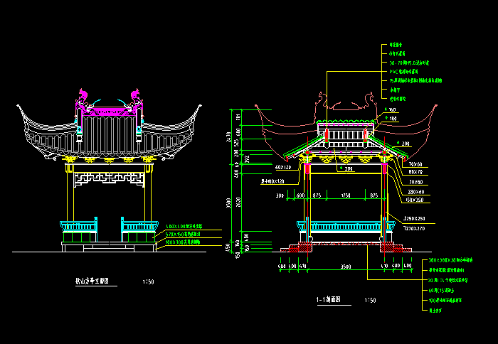 中国古建筑设计这些古建筑cad图纸你都认识吗