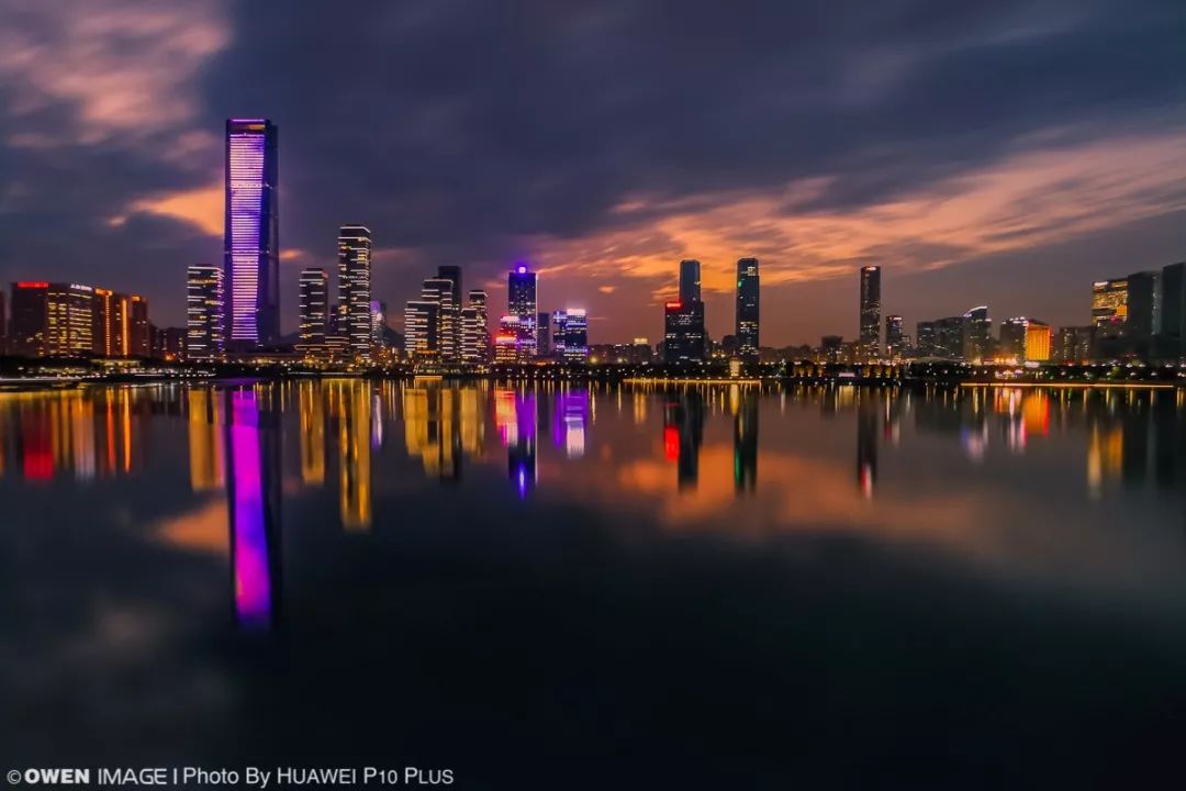 怎麼用手機拍好深圳人才公園日落與夜景