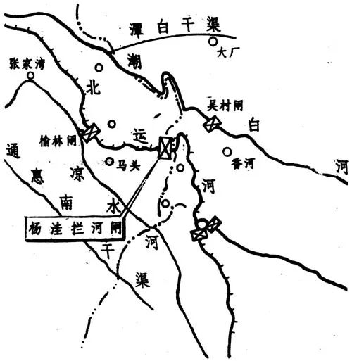 通州地形西高东低,通惠河,萧太后河,温榆河等都向东流入北运河,因此北