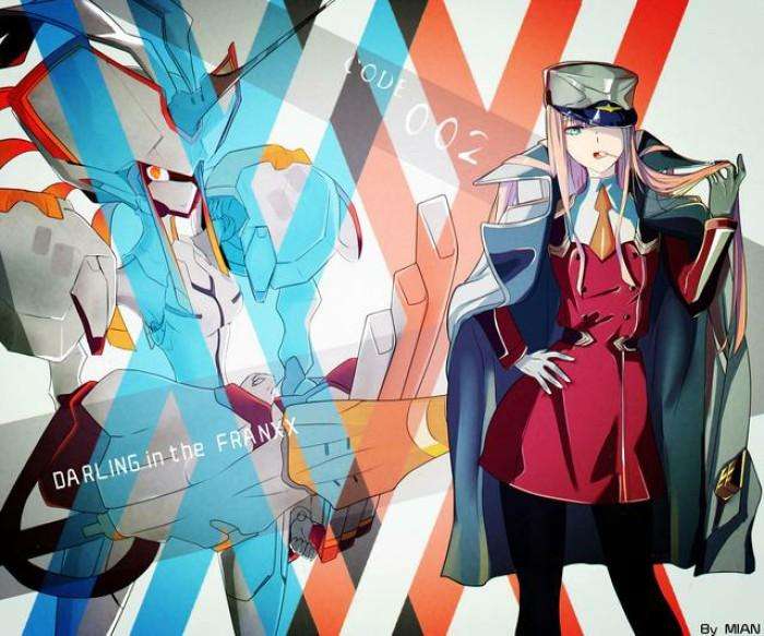 第一名:02——《darling in the franxx》穩定的02小姐姐!