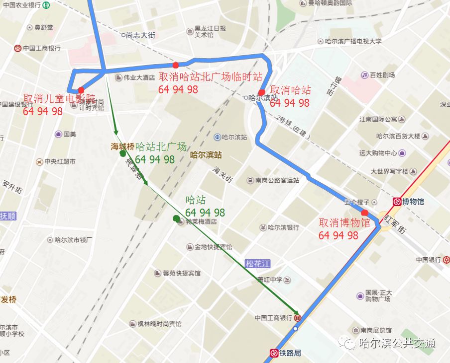 98路公交车站线路图图片