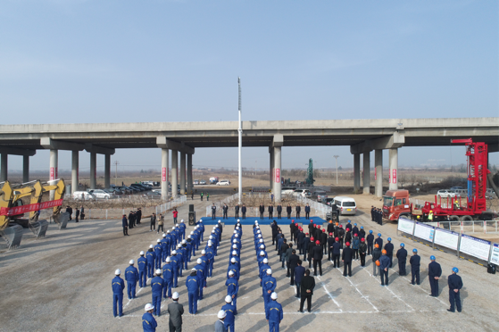 西韩城际铁路渭蒲特大桥正式开工