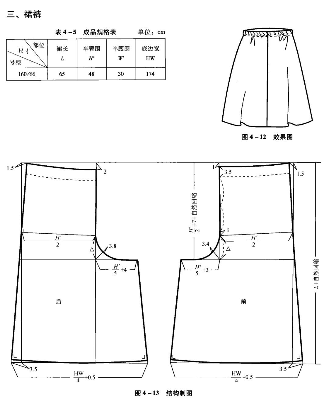 女式小脚裤制图方法图片