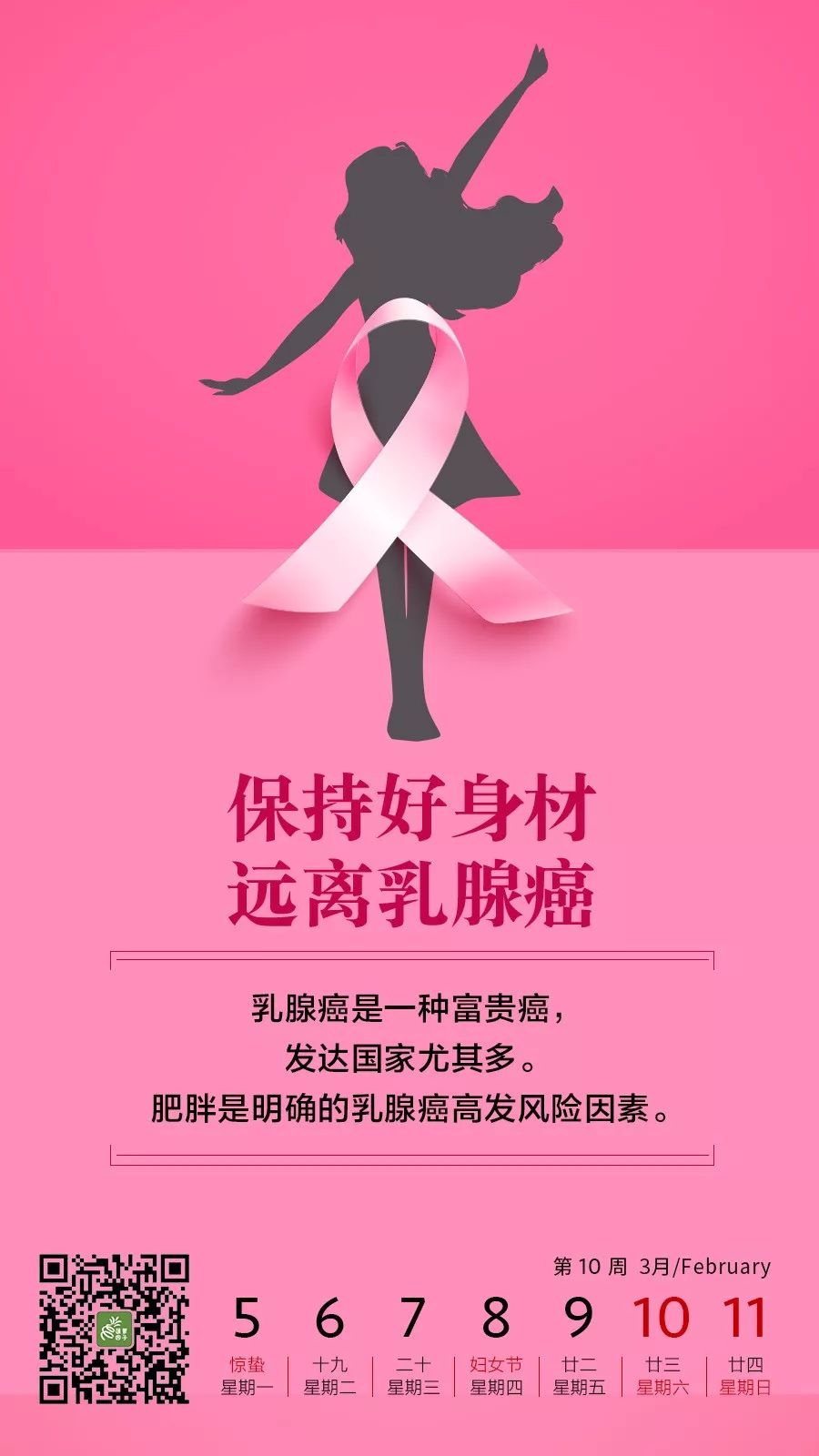 预防乳腺癌宣传海报图片