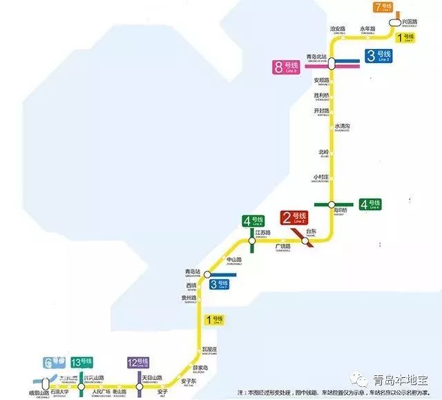 青岛地铁11号线线路图图片