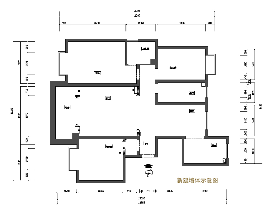 梁山美的亚首府户型图图片