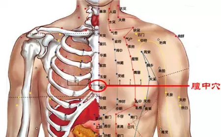 膻中穴和肩井穴是胸肩部的2个撒气穴
