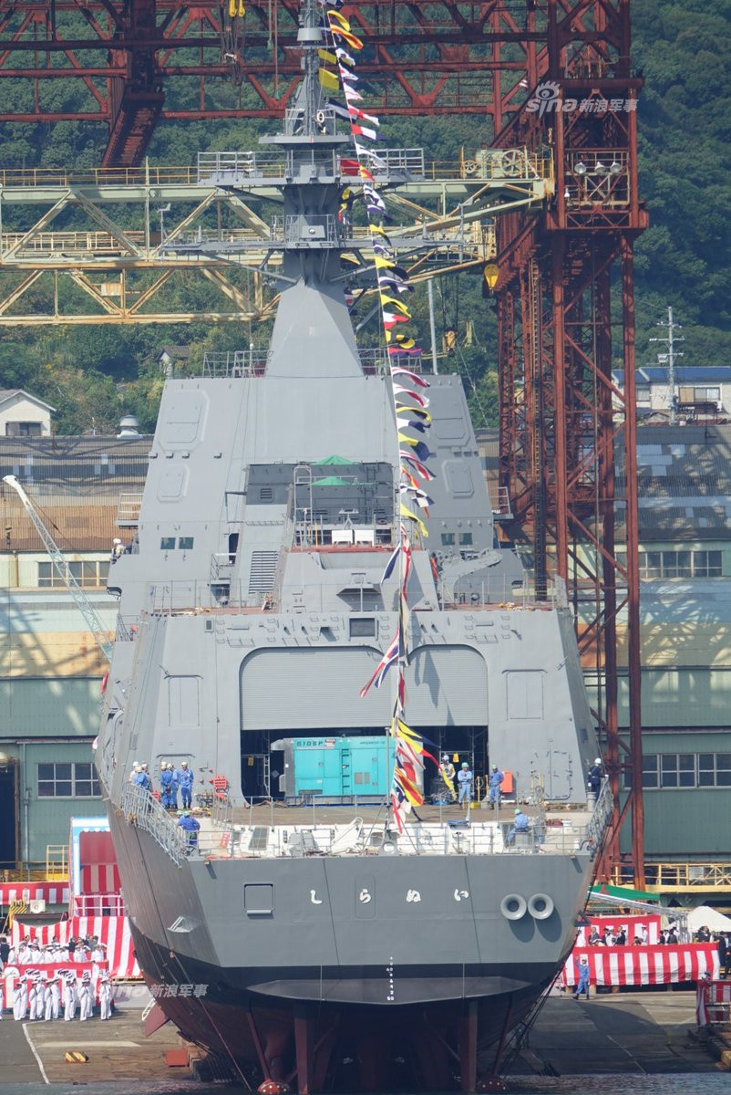 賣力跟中國比造船日本海自朝日級驅逐艦首艦交付