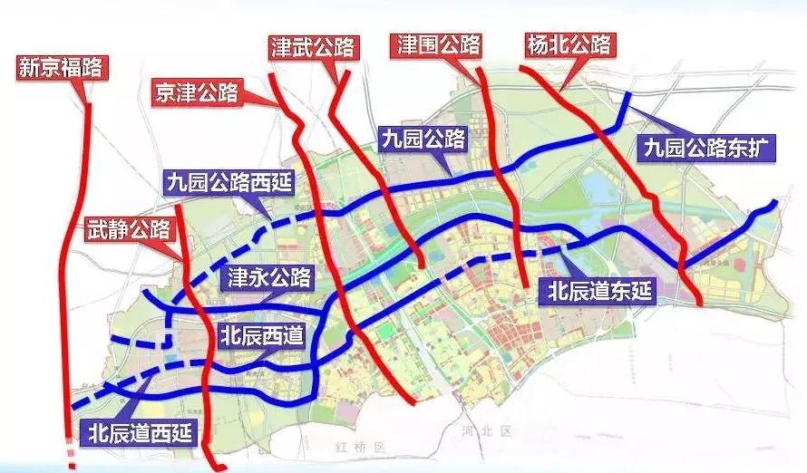 关注四横六纵北辰区要建这些公路