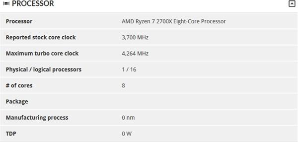 Ryzen 7 2700X 3DMark跑分勇超1800X：价格却低于1700X