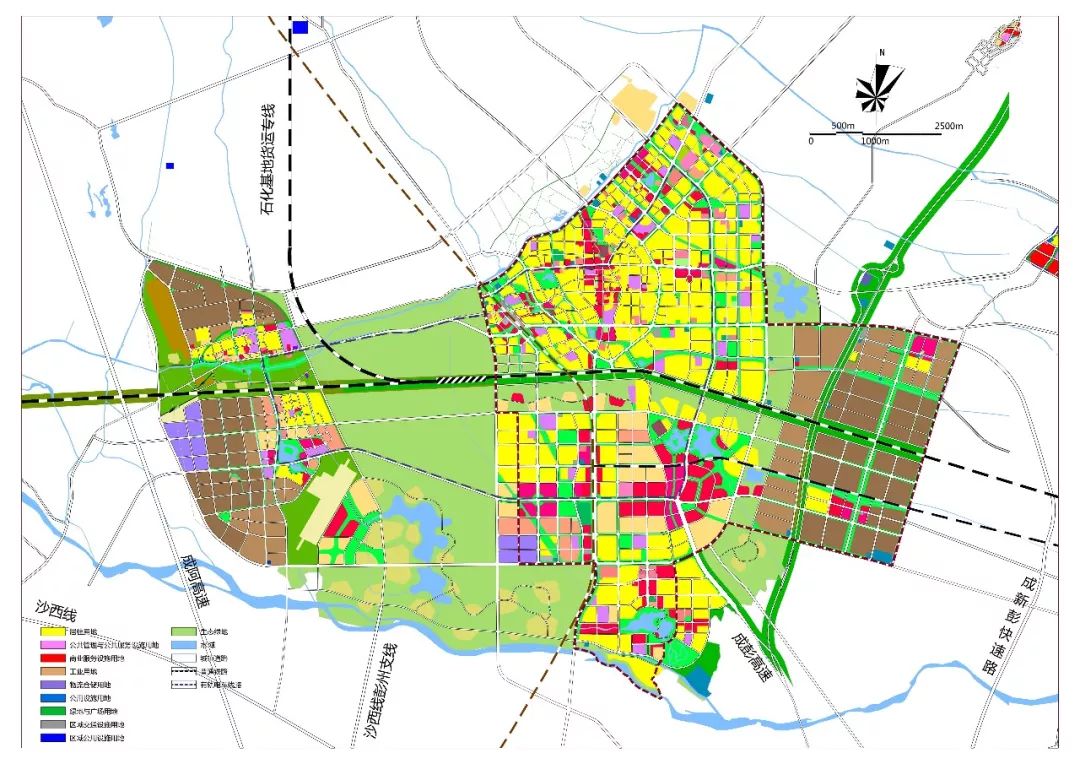 彭州市交通规划图图片