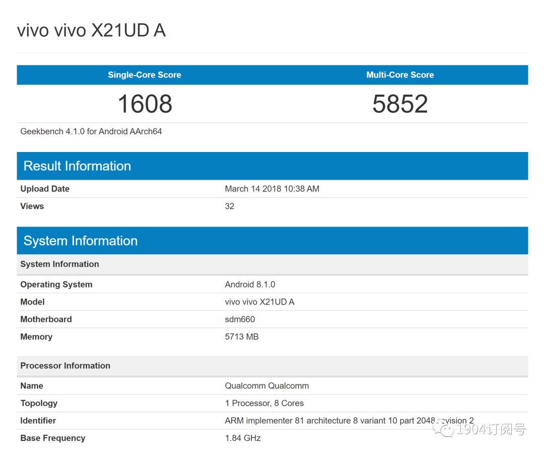 vivox21uda参数配置图片