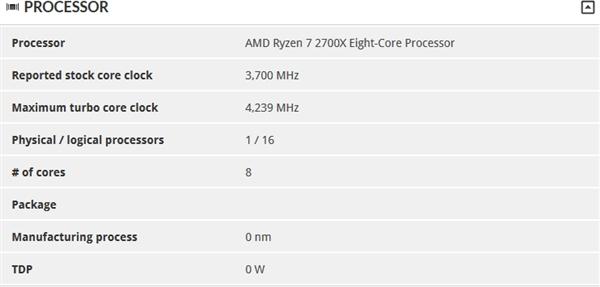 Ryzen 7 2700X 3DMark跑分勇超1800X：价格却低于1700X